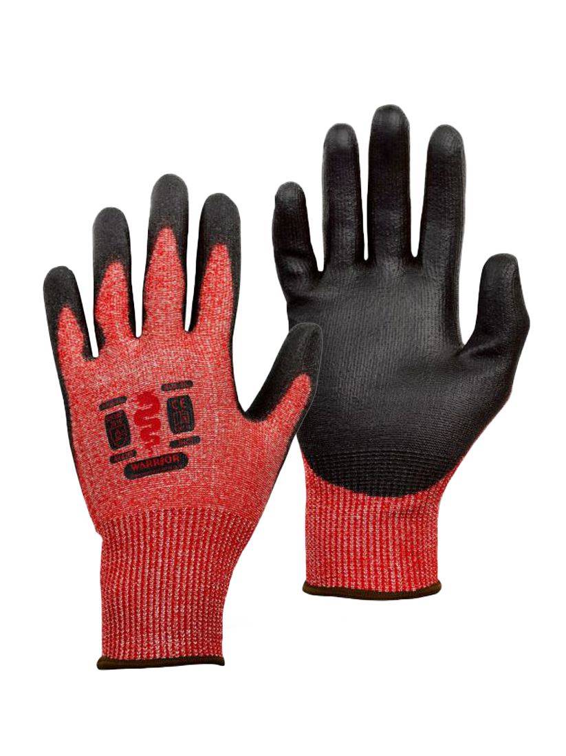  BLACK PU CUT A GLOVE 