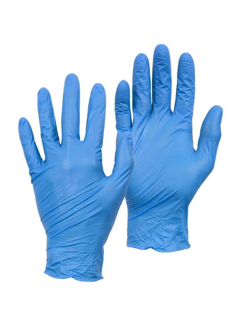 BLUE NITRILE P/F - BOX 100