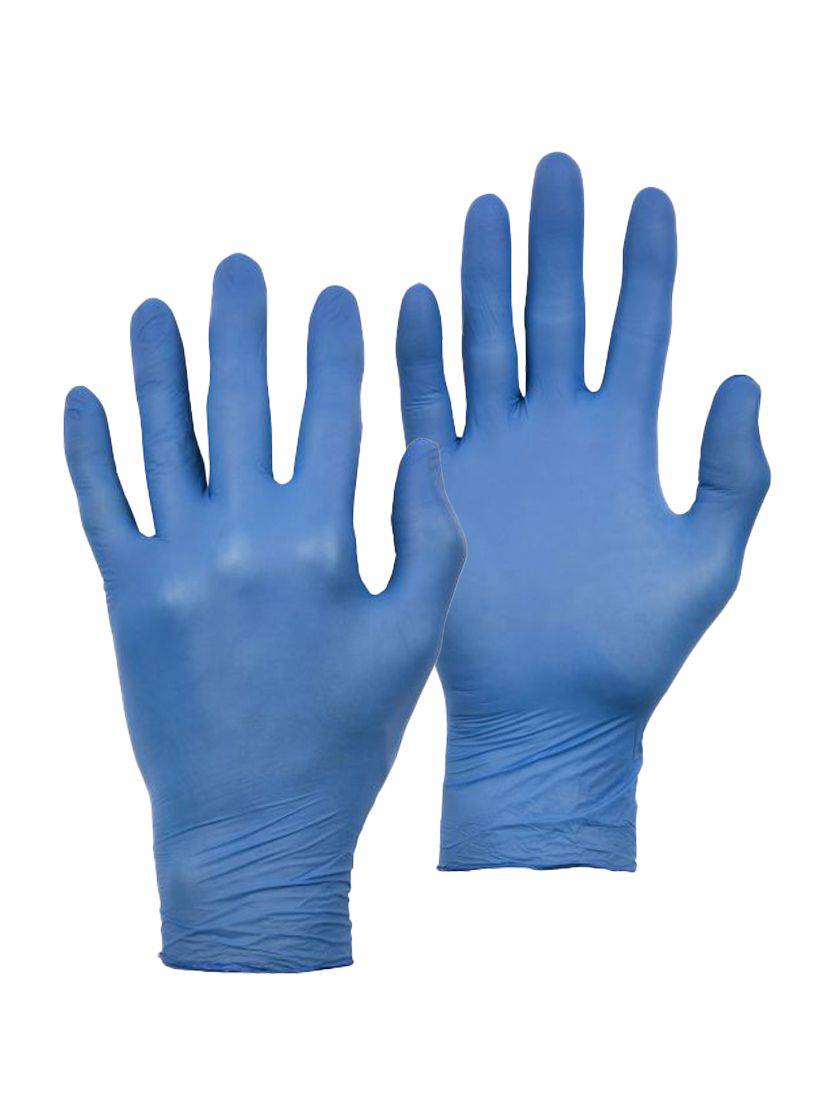  BLUE NITRILE P/F  - BOX 100